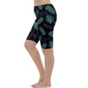 Tropical Leaves Pattern Cropped Leggings  View2