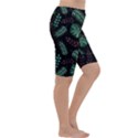 Tropical Leaves Pattern Cropped Leggings  View3