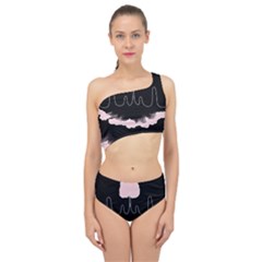 Garage Indie Arctic Monkeys Psychedelic Punk Rock Spliced Up Two Piece Swimsuit by Sarkoni