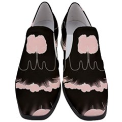 Garage Indie Arctic Monkeys Psychedelic Punk Rock Women Slip On Heel Loafers by Sarkoni