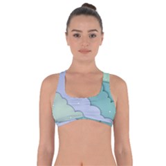 Winter Snow Mountains Nature Got No Strings Sports Bra by Pakjumat