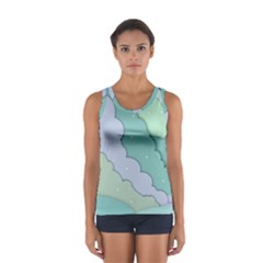 Winter Snow Mountains Nature Sport Tank Top  by Pakjumat