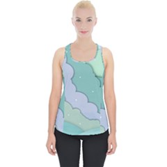 Winter Snow Mountains Nature Piece Up Tank Top by Pakjumat