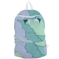 Winter Snow Mountains Nature Foldable Lightweight Backpack by Pakjumat