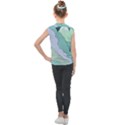 Winter Snow Mountains Nature Kids  Mesh Tank Top View2