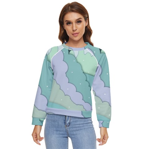 Winter Snow Mountains Nature Women s Long Sleeve Raglan T-shirt by Pakjumat