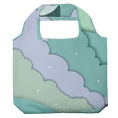 Winter Snow Mountains Nature Premium Foldable Grocery Recycle Bag by Pakjumat