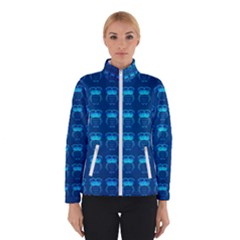 Bird Pattern Owl Drawing Women s Bomber Jacket by Pakjumat