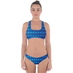 Bird Pattern Owl Drawing Cross Back Hipster Bikini Set by Pakjumat