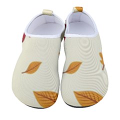 Leaves Autumn Fall Background Kids  Sock-style Water Shoes by Pakjumat