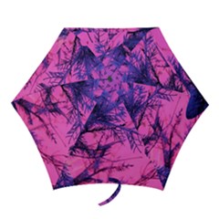 Fir Sunset Frost Snow Mini Folding Umbrellas by Pakjumat