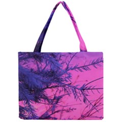 Fir Sunset Frost Snow Mini Tote Bag by Pakjumat