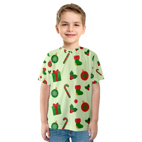 Festive Background Holiday Background Kids  Sport Mesh T-shirt by Pakjumat