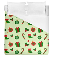 Festive Background Holiday Background Duvet Cover (queen Size) by Pakjumat