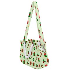 Festive Background Holiday Background Rope Handles Shoulder Strap Bag by Pakjumat