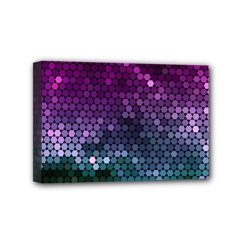 Digital Abstract Party Event Mini Canvas 6  X 4  (stretched) by Pakjumat