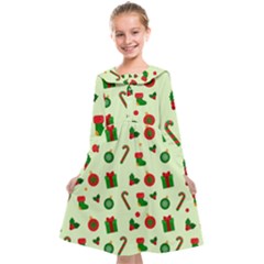 Festive Background Holiday Background Kids  Midi Sailor Dress by Pakjumat