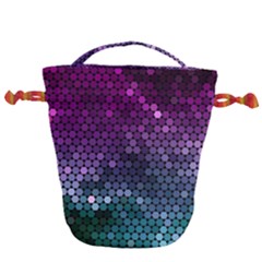 Digital Abstract Party Event Drawstring Bucket Bag