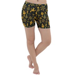 Christmas Background Lightweight Velour Yoga Shorts by Pakjumat