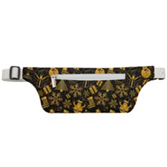 Christmas Background Active Waist Bag