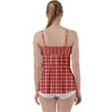 Festive Pattern Christmas Holiday Babydoll Tankini Top View2