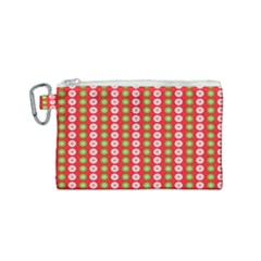 Festive Pattern Christmas Holiday Canvas Cosmetic Bag (small) by Pakjumat