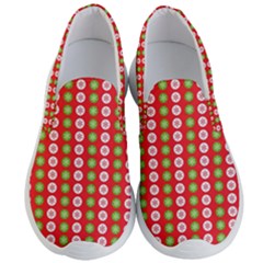 Festive Pattern Christmas Holiday Men s Lightweight Slip Ons by Pakjumat