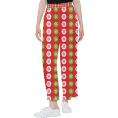 Festive Pattern Christmas Holiday Women s Pants  by Pakjumat