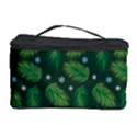 Leaves Snowflake Pattern Holiday Cosmetic Storage Case View1