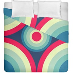 Circle Pattern Repeat Design Duvet Cover Double Side (king Size)