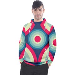 Circle Pattern Repeat Design Men s Pullover Hoodie by Pakjumat