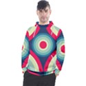 Circle Pattern Repeat Design Men s Pullover Hoodie View1