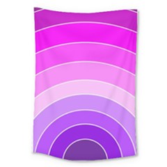 Pink Rainbow Purple Design Pattern Large Tapestry by Pakjumat