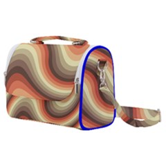 Twirl Swirl Waves Pattern Satchel Shoulder Bag