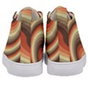 Twirl Swirl Waves Pattern Kids  Mid-Top Canvas Sneakers View4