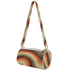 Twirl Swirl Waves Pattern Mini Cylinder Bag