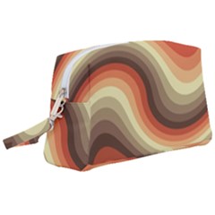 Twirl Swirl Waves Pattern Wristlet Pouch Bag (large) by Pakjumat