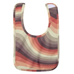 Twirl Swirl Waves Pattern Baby Bib by Pakjumat