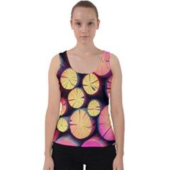 Wood Firewood Wooden Velvet Tank Top by Pakjumat