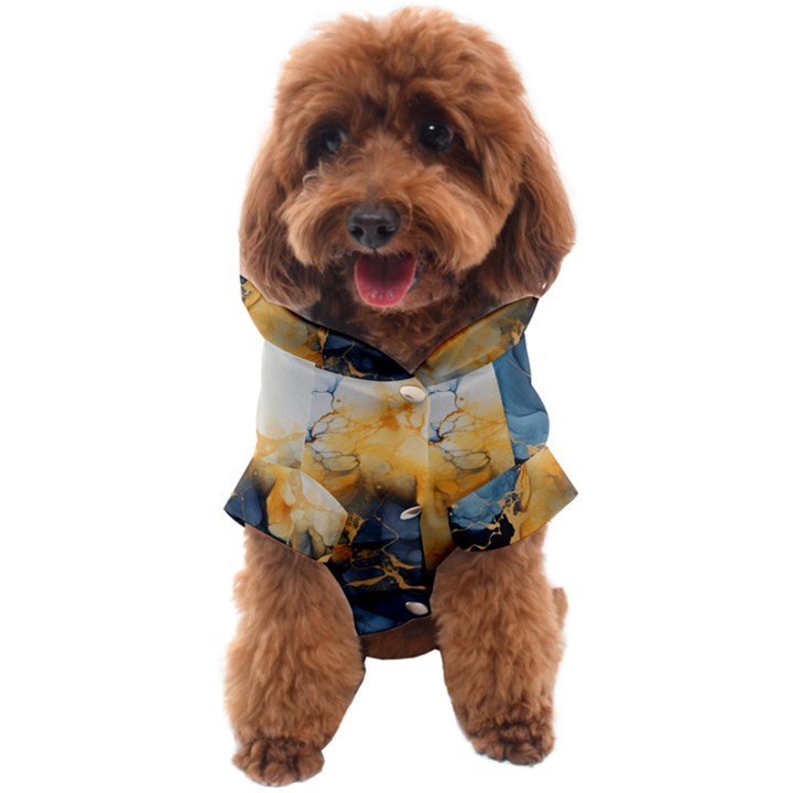 Abstract Marble Design Background Dog Coat