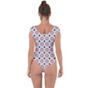 Tile Pattern Design Flowers Short Sleeve Leotard  View2