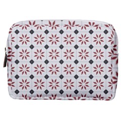 Tile Pattern Design Flowers Make Up Pouch (medium) by Pakjumat