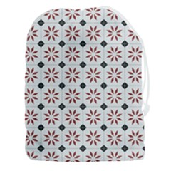 Tile Pattern Design Flowers Drawstring Pouch (3xl) by Pakjumat