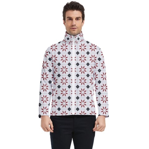 Tile Pattern Design Flowers Men s Bomber Jacket by Pakjumat