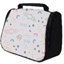 Spaceship Pattern Star Full Print Travel Pouch (Big) View1