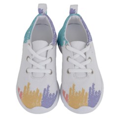 Border Frame Colorful Brush Strokes Running Shoes by Pakjumat