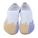 Border Frame Colorful Brush Strokes Women s Sock-Style Water Shoes View1