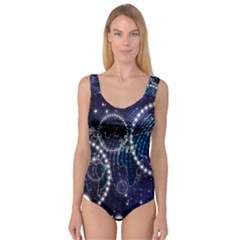 Continents Stars Networks Internet Princess Tank Leotard  by Pakjumat