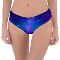 Stars Sky Cosmos Galaxy Reversible Classic Bikini Bottoms by Pakjumat