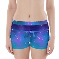 Stars Sky Cosmos Galaxy Boyleg Bikini Wrap Bottoms by Pakjumat